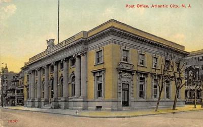 Post Office Building  Atlantic City, New Jersey Postcard