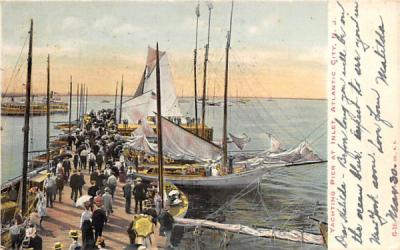 Yachting Pier at Inlet Atlantic City, New Jersey Postcard