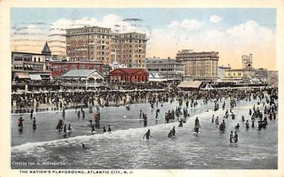 The Nation's Playground Atlantic City, New Jersey Postcard
