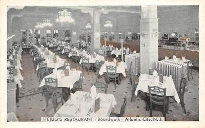 Heilig's Restaurant Atlantic City, New Jersey Postcard
