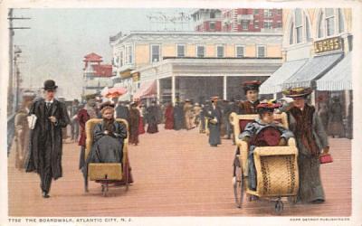 The Boardwalk Atlantic City, New Jersey Postcard