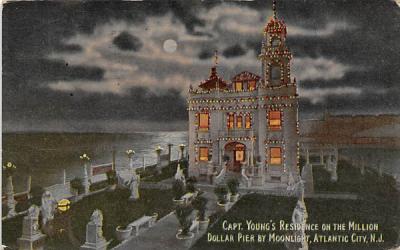 Capt. Young's Residence Atlantic City, New Jersey Postcard