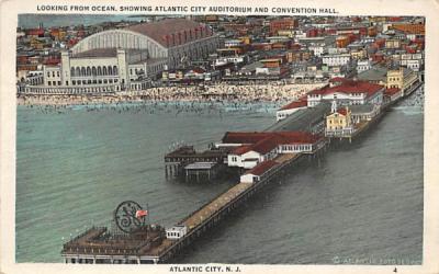 Atlantic City Auditorium & Convention Hall New Jersey Postcard