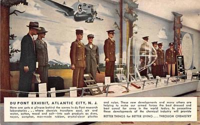 Du Pont Exhibit Atlantic City, New Jersey Postcard