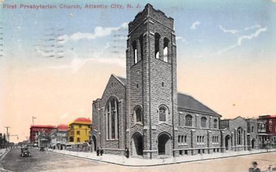 First Presbyterian Church Atlantic City, New Jersey Postcard