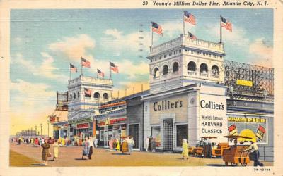 Young's Million Dollar Pier Atlantic City, New Jersey Postcard