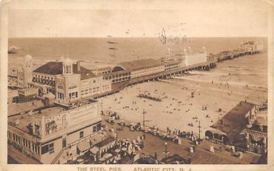 The Steel Pier Atlantic City, New Jersey Postcard