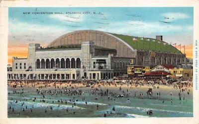 New Convention Hall Atlantic City, New Jersey Postcard