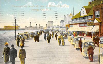 view of Million Dollar Pier Atlantic City, New Jersey Postcard