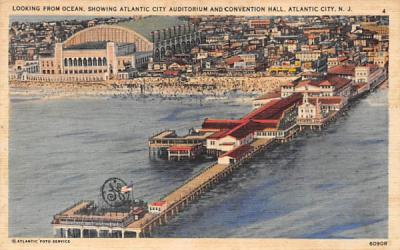 Auditorium and Convention Hall Atlantic City, New Jersey Postcard
