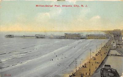 Million-Dollar Pier Atlantic City, New Jersey Postcard