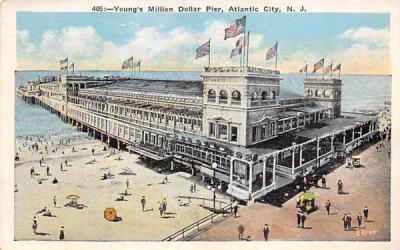 Young's Million Dollar Pier Atlantic City, New Jersey Postcard