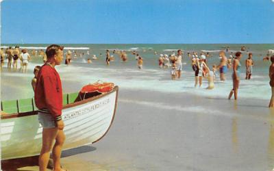 Safe Bathing Atlantic City, New Jersey Postcard