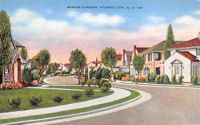 Marven Gardens Atlantic City, New Jersey Postcard