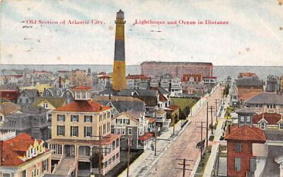 Old Section of Atlantic City New Jersey Postcard