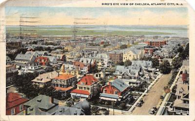 Bird's Eye View of Chelsea Atlantic City, New Jersey Postcard
