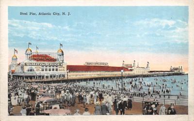 Steel Pier Atlantic City, New Jersey Postcard