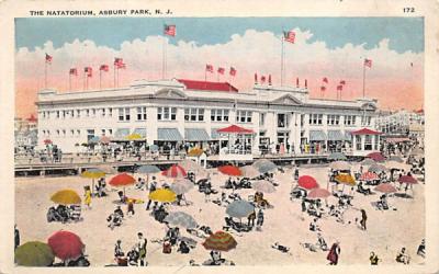 The Natatorium Asbury Park, New Jersey Postcard