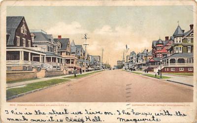 Pennsylvania Avenue Atlantic City, New Jersey Postcard
