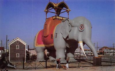 Elephant Hotel, Margate Atlantic City, New Jersey Postcard