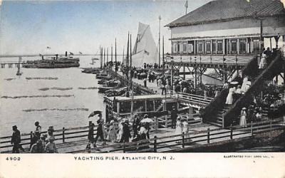 Yachting Pier Atlantic City, New Jersey Postcard