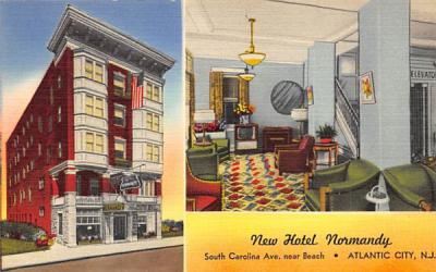 New Hotel Normandy Atlantic City, New Jersey Postcard