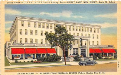 Ocean Hotel Asbury Park, New Jersey Postcard