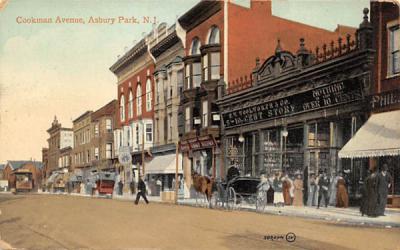 Cookman Avenue Asbury Park, New Jersey Postcard