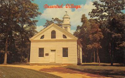 The church at the Deserted Village Allaire, New Jersey Postcard