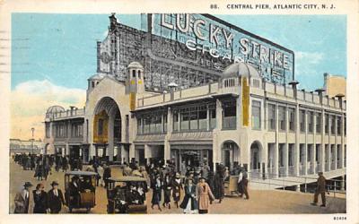 Central Pier Atlantic City, New Jersey Postcard