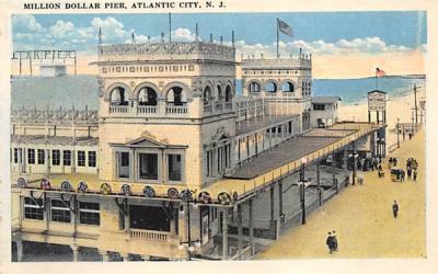 Million Dollar Pier Atlantic City, New Jersey Postcard