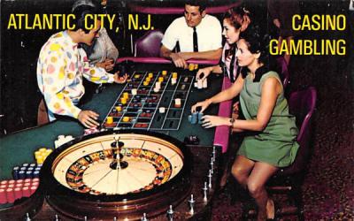 Casino Gambling Atlantic City, New Jersey Postcard
