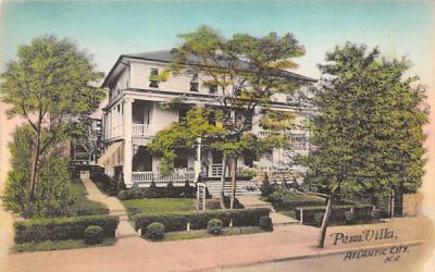 Penn Villa Atlantic City, New Jersey Postcard