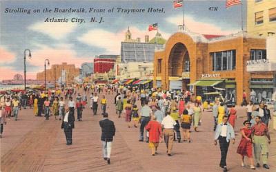 Traymore Hotel Atlantic City, New Jersey Postcard