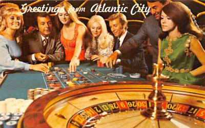 Greetinngs from Atlantic City, N. J., USA New Jersey Postcard