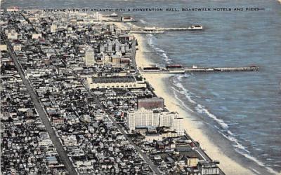 Atlantic City's Convention Hall New Jersey Postcard