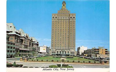Beautiful Park Place and Clardige Hotel Atlantic City, New Jersey Postcard