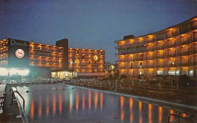 Sheraton-Deauville Hotel and Motor Inn Atlantic City, New Jersey Postcard