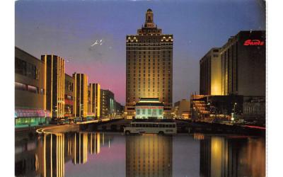 Night-time scene at Park Place Atlantic City, New Jersey Postcard