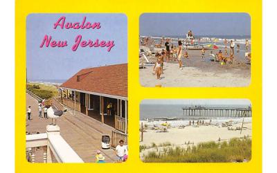 Three Views of Avalon, N. J., USA New Jersey Postcard
