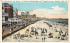 Boardwalk and Beach at Shelburn Atlantic City, New Jersey Postcard