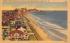 Boardwalk and Beach from Ventnor Pier Atlantic City, New Jersey Postcard