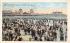 An Afternoon Bathing Scene Atlantic City, New Jersey Postcard