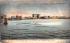 Panorama of Boardwalk from end of Steel Pier Atlantic City, New Jersey Postcard