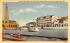 Swan Ride, Casino and North End Hotel Asbury Park, New Jersey Postcard