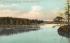 View across Deal Lake Asbury Park, New Jersey Postcard