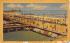 A View of the Ocean and Landscape Atlantic City, New Jersey Postcard