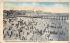 Beach and Bathing Scene North from Casino Asbury Park, New Jersey Postcard