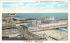 The Ocean and Piers Atlantic City, New Jersey Postcard