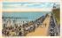 Ocean View from Steel Pier Atlantic City, New Jersey Postcard